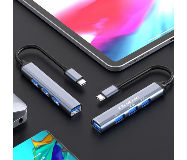 Qoltec USB-C 3x USB 2.0, 1x USB 3.0 - 1213289 - zdjęcie 7